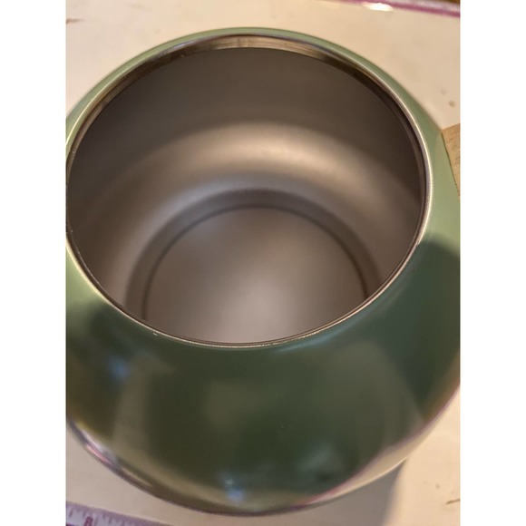 Poliviar Whistling Tea Kettle 2.7 Qt. Wooden Handle Stainless Steel Green - Picture 4 of 10